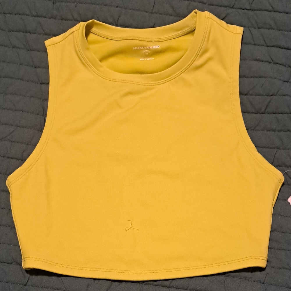 Humankind Golden Yellow Tank Top